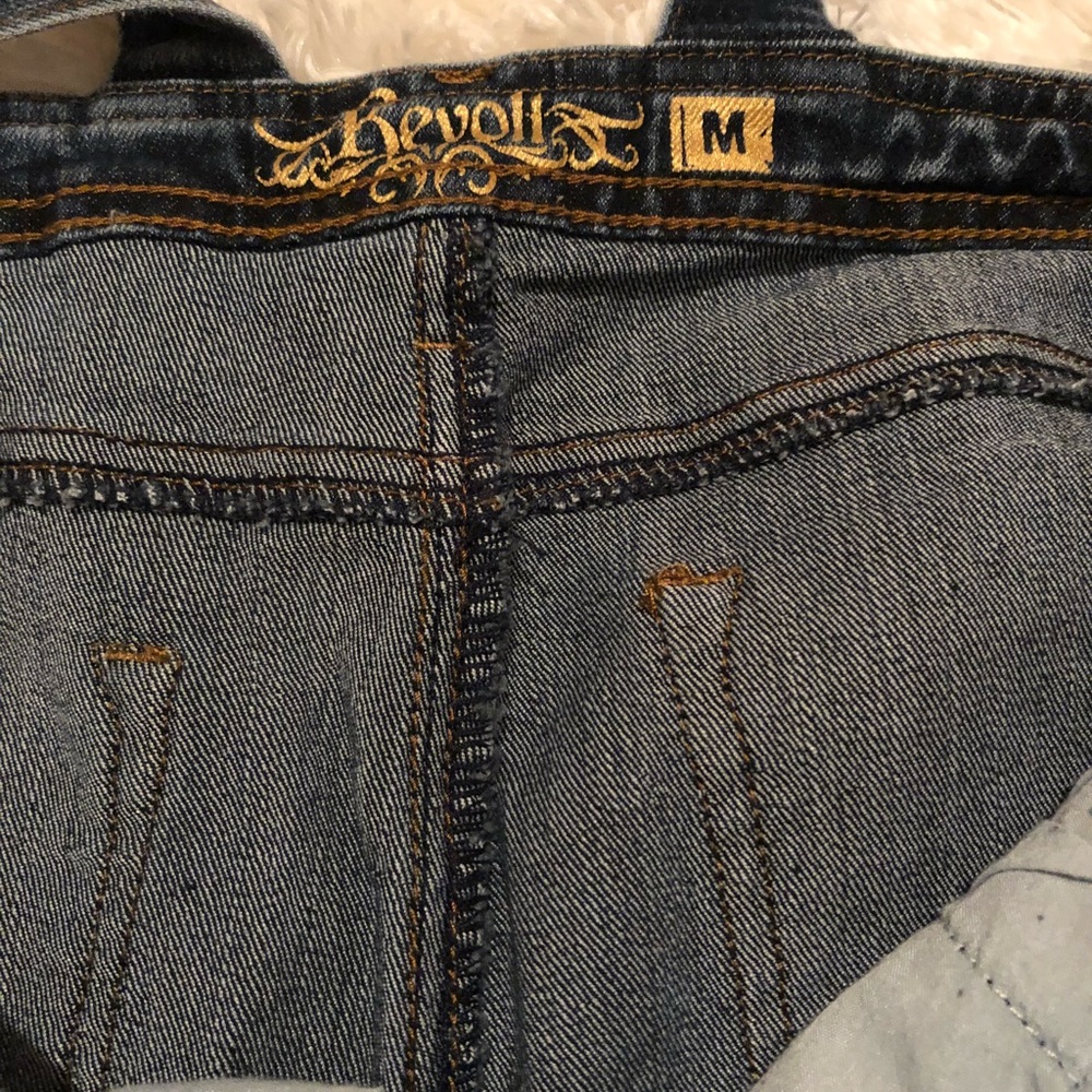 🎉HP🎉  Revolt Denim shorts overall - Picture 3 of 8